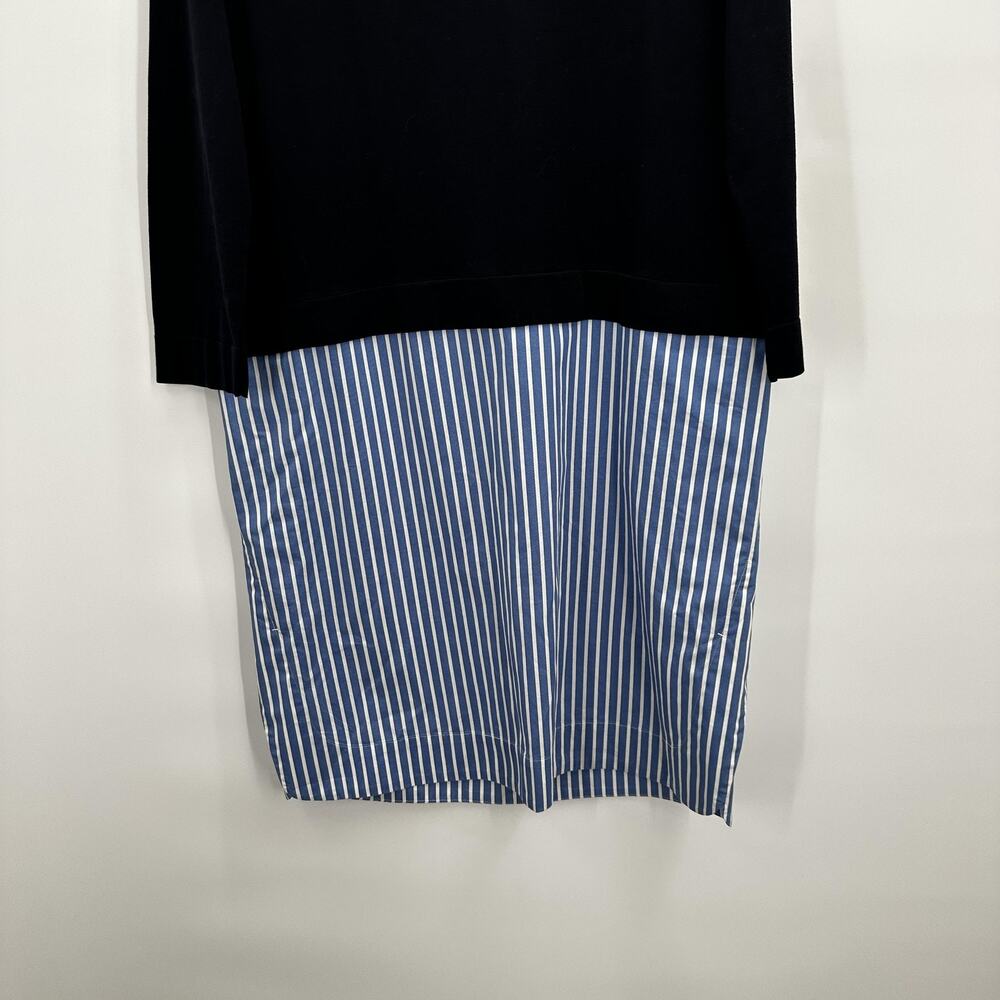 COS Dress Womens Small Striped Cowl Neck Midi Long Sleeve Casual - Picture 3 of 9